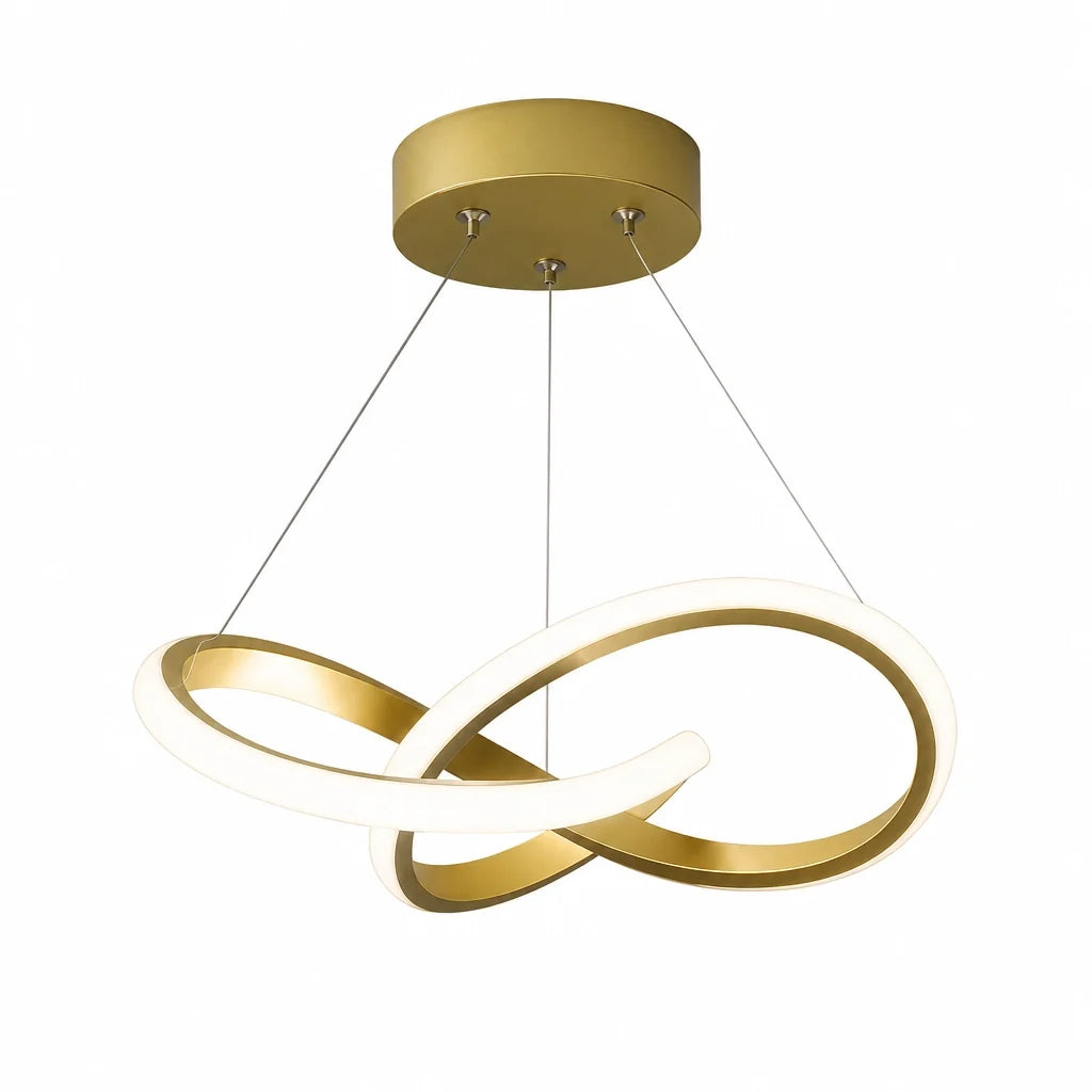 Suspension LED Anneau Sculptural – Modèle Arcalia (LA MAISON CLARTE)