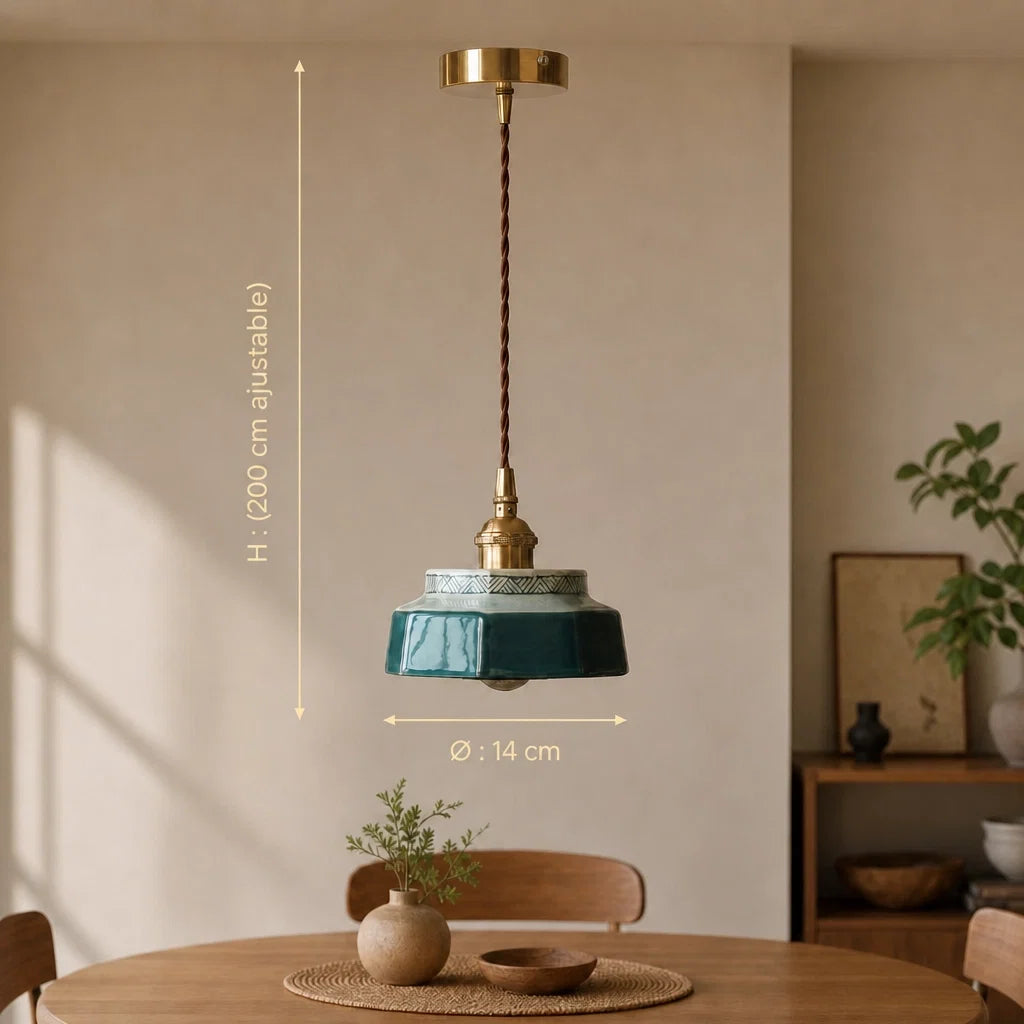 Suspension en Céramique Émaillée – Modèle Ceralia (LA MAISON CLARTE)