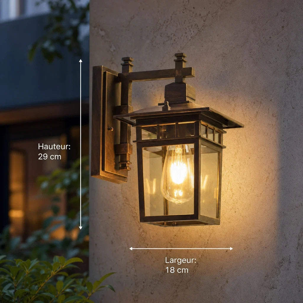 Applique Extérieure Lanterne IP65 – Modèle Portalia (LA MAISON CLARTE)