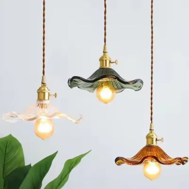 Suspension Florale en Verre Soufflé – Modèle Fioréa (DIMOREE)