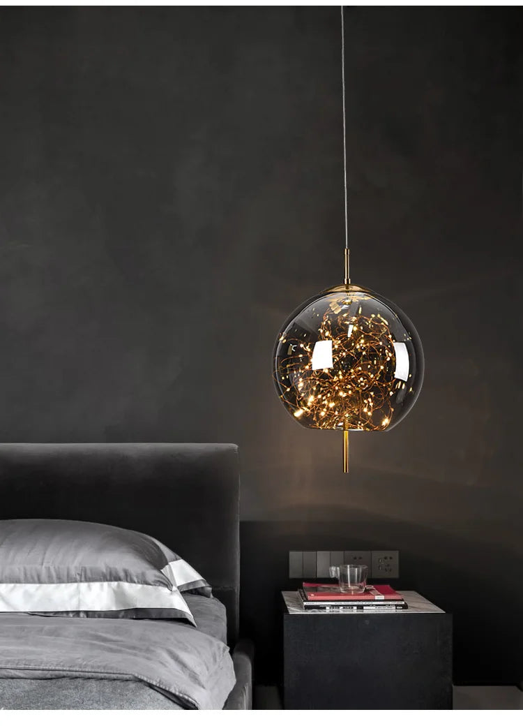 Bolla — Suspension bulle en verre dimmable