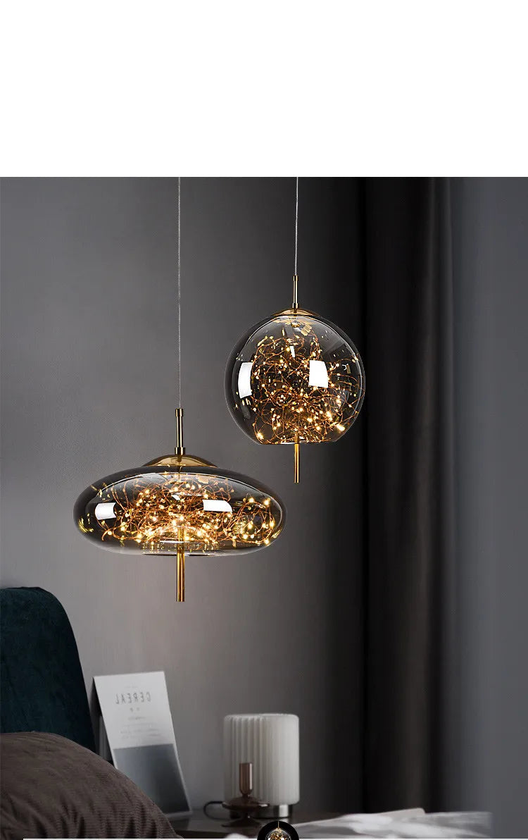 Bolla — Suspension bulle en verre dimmable