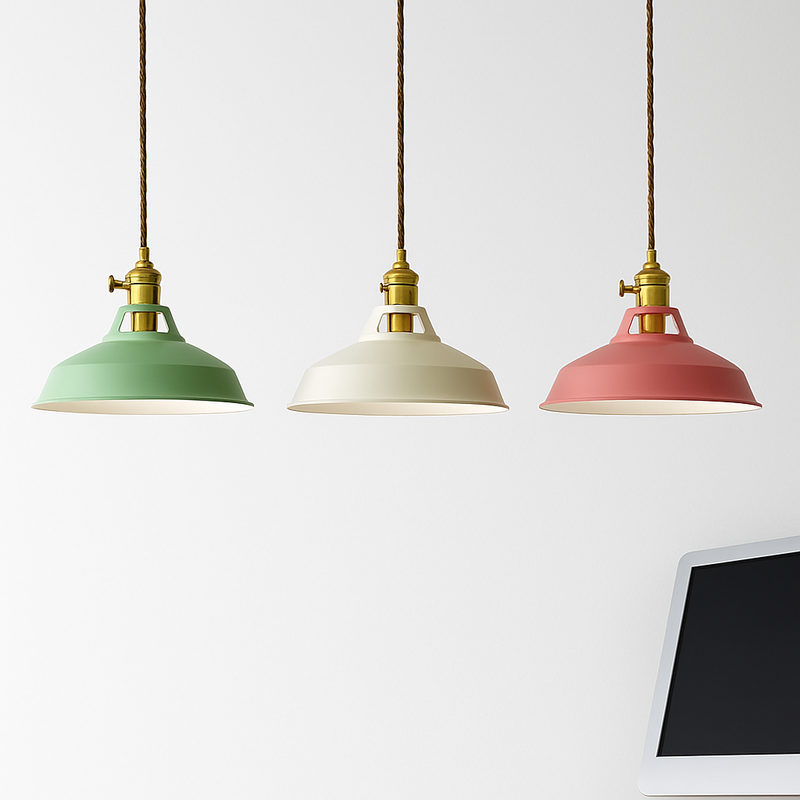 Fabrica — Suspension en métal coloré esprit loft