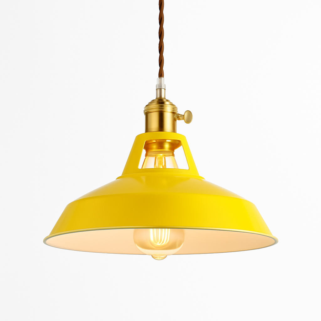 Fabrica — Suspension en métal coloré esprit loft