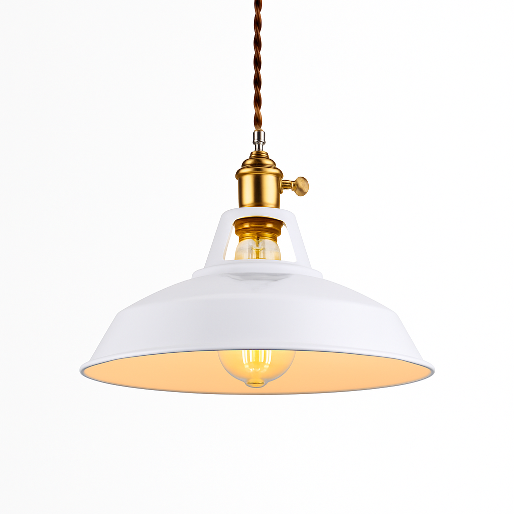Fabrica — Suspension en métal coloré esprit loft