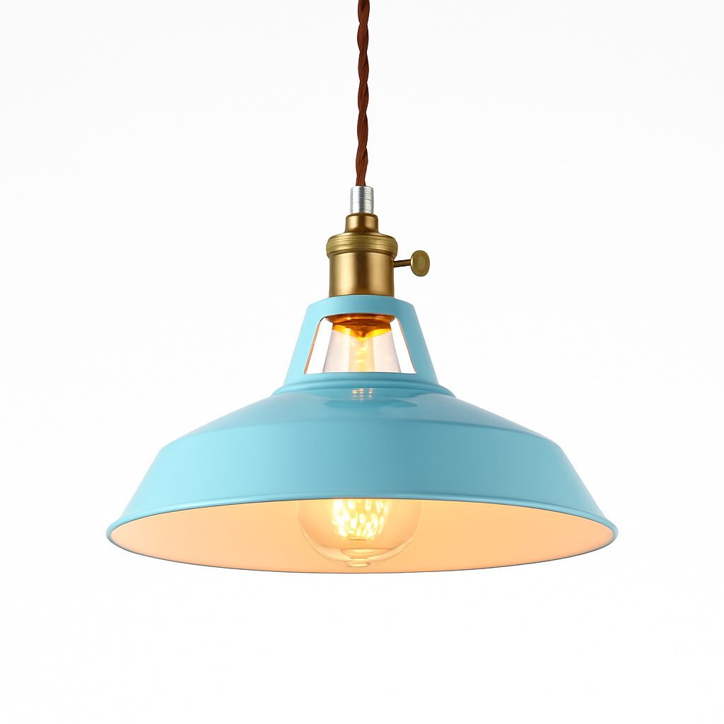 Fabrica — Suspension en métal coloré esprit loft