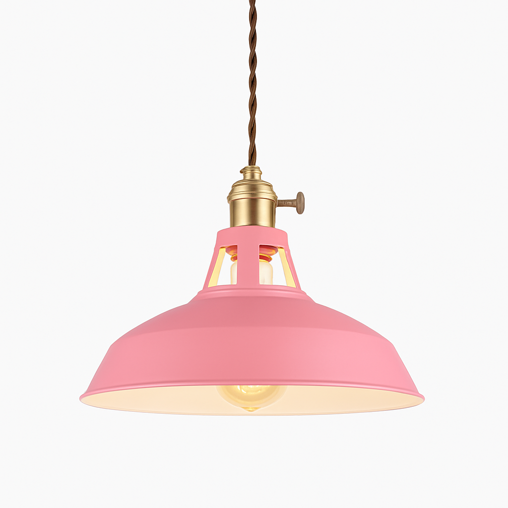 Fabrica — Suspension en métal coloré esprit loft