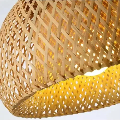 Halvéa — Suspension demi-sphère en bambou