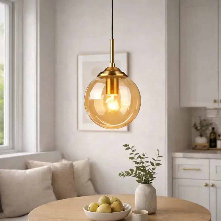 Nohra — Petite suspension globe en verre