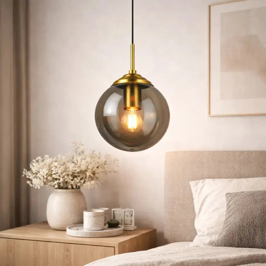 Nohra — Petite suspension globe en verre
