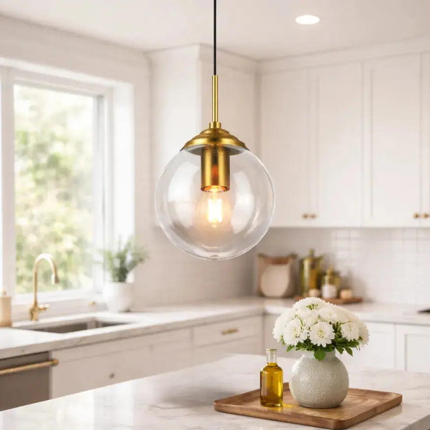 Nohra — Petite suspension globe en verre