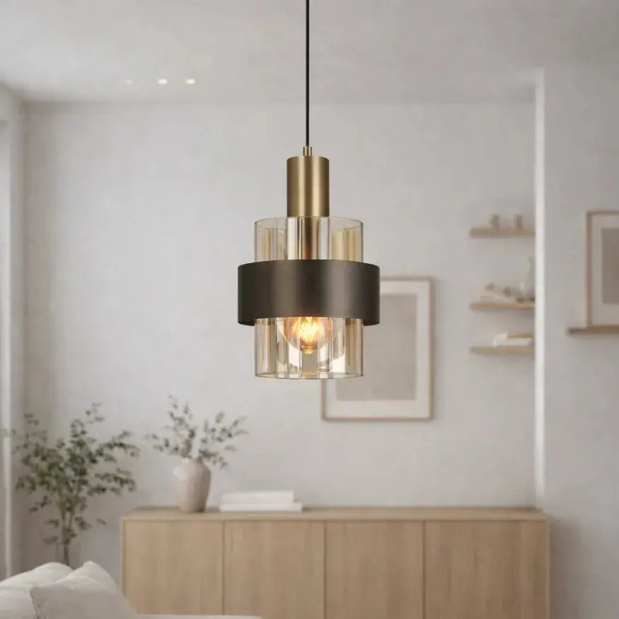 Nolane — Suspension globe moderne en verre