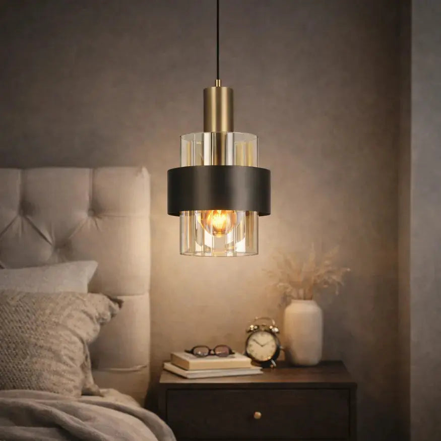 Nolane — Suspension globe moderne en verre