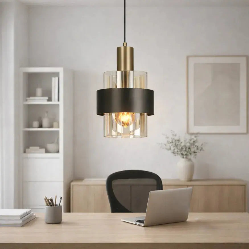 Nolane — Suspension globe moderne en verre