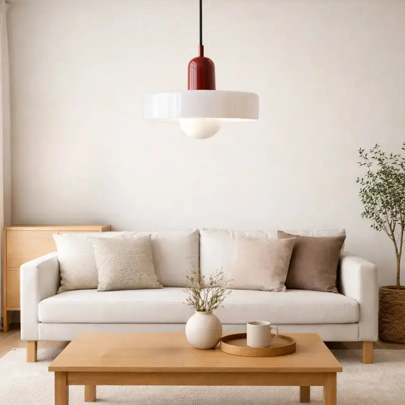 Cintra — Suspension en verre à anneau coloré