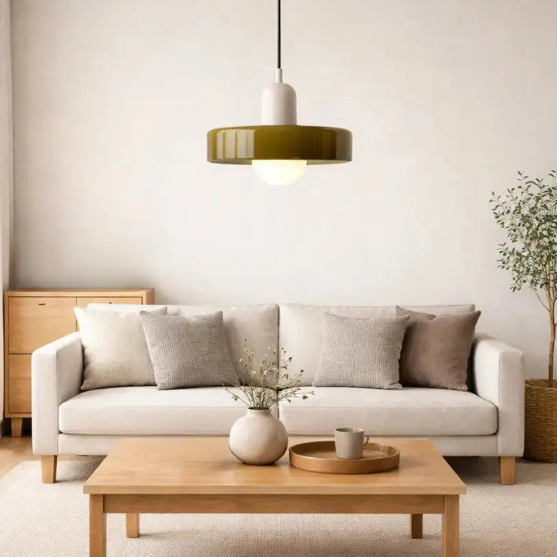 Cintra — Suspension en verre à anneau coloré