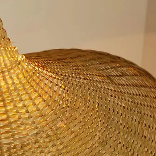 Marea — Suspension bambou sculpturale ondulée