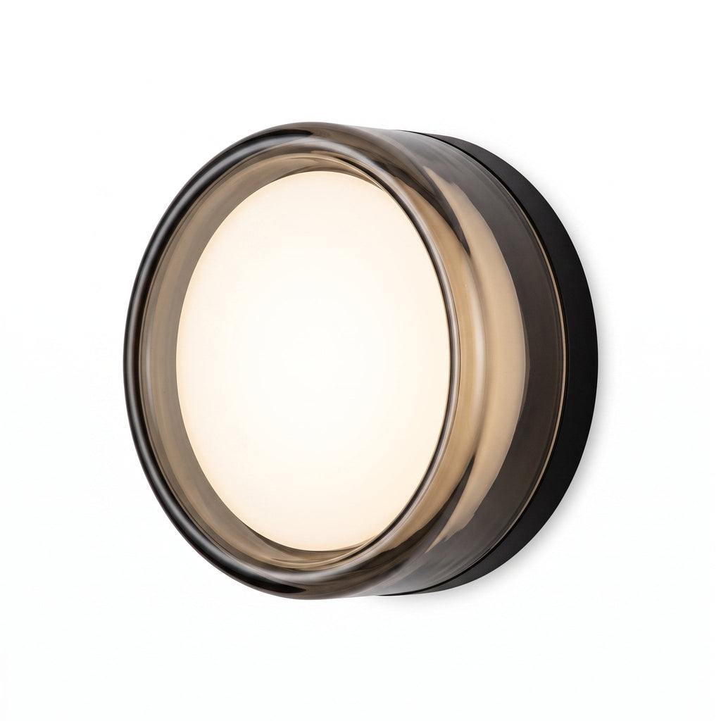 Cannelia — Applique LED en verre cannelé et aluminium
