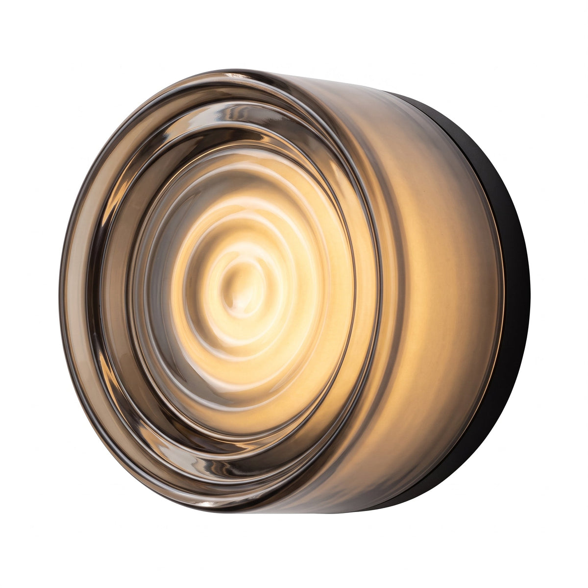 Cannelia — Applique LED en verre cannelé et aluminium